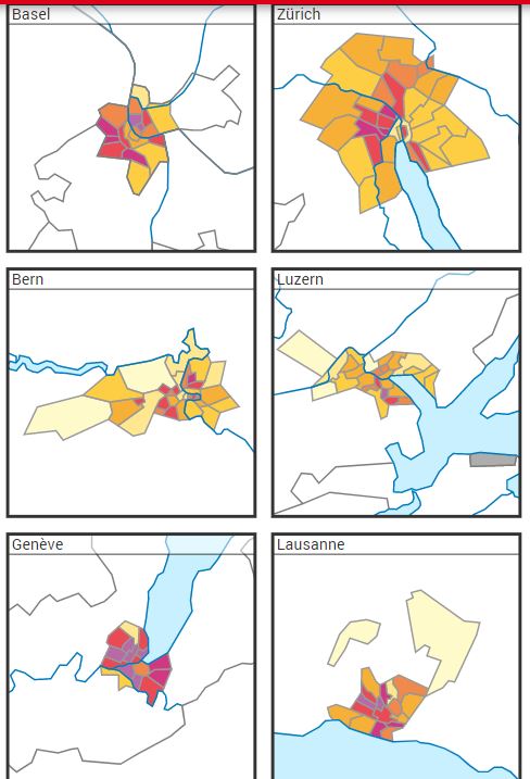 Statistischer Atlas der Städte - Atlas des villes